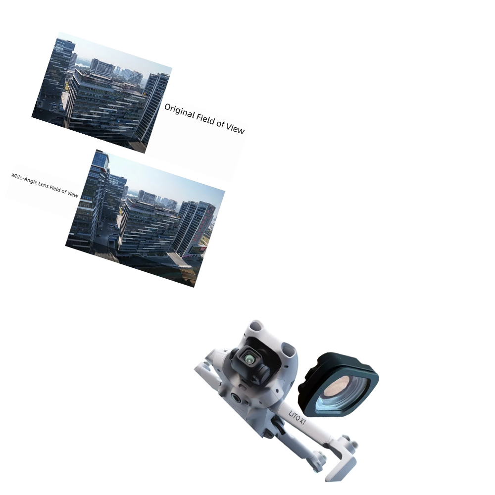 Drone Camera Filter - Lente grande angular para DJI Lito