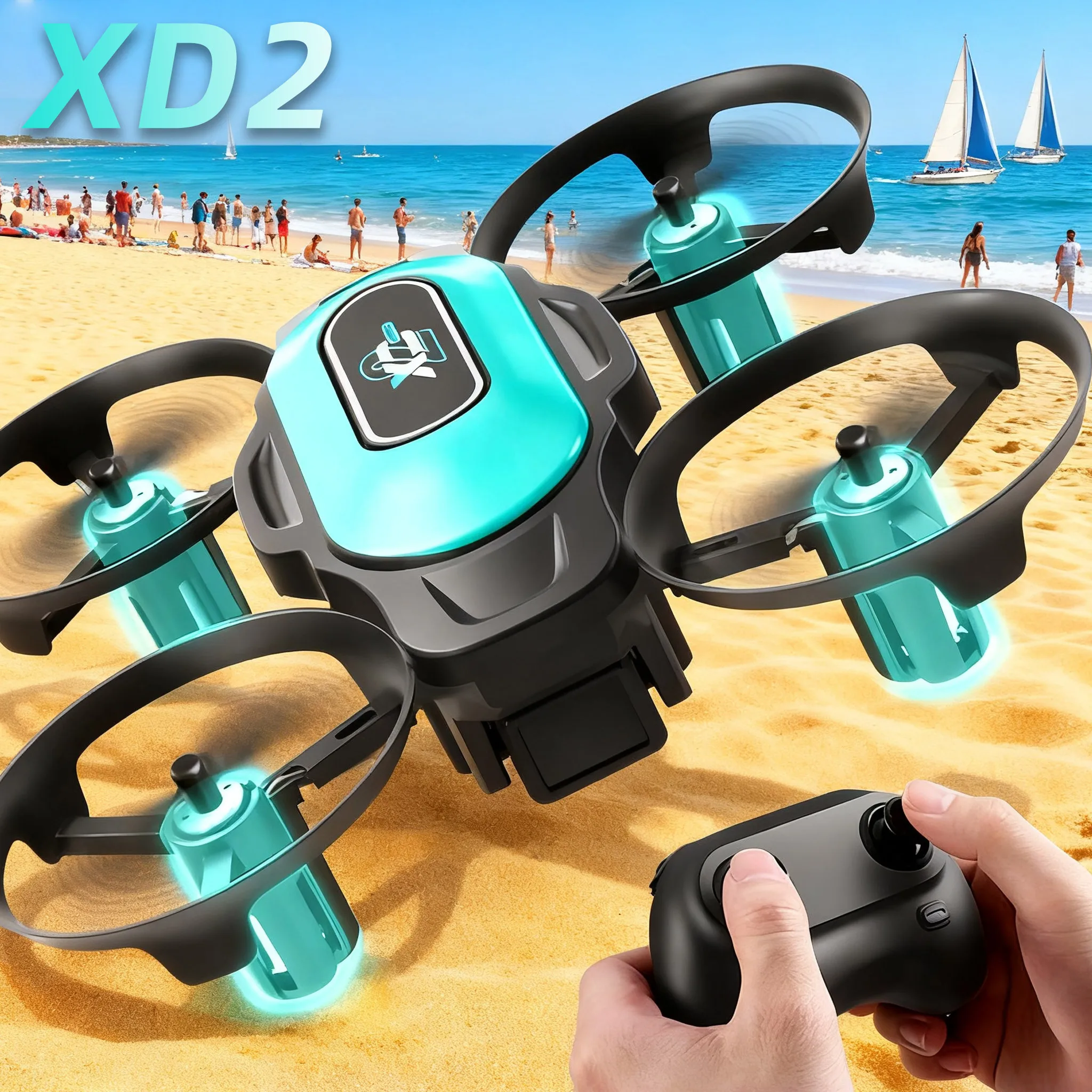Drone Camera 4K - Mini Drone XD2, 360 ° Acrobacias