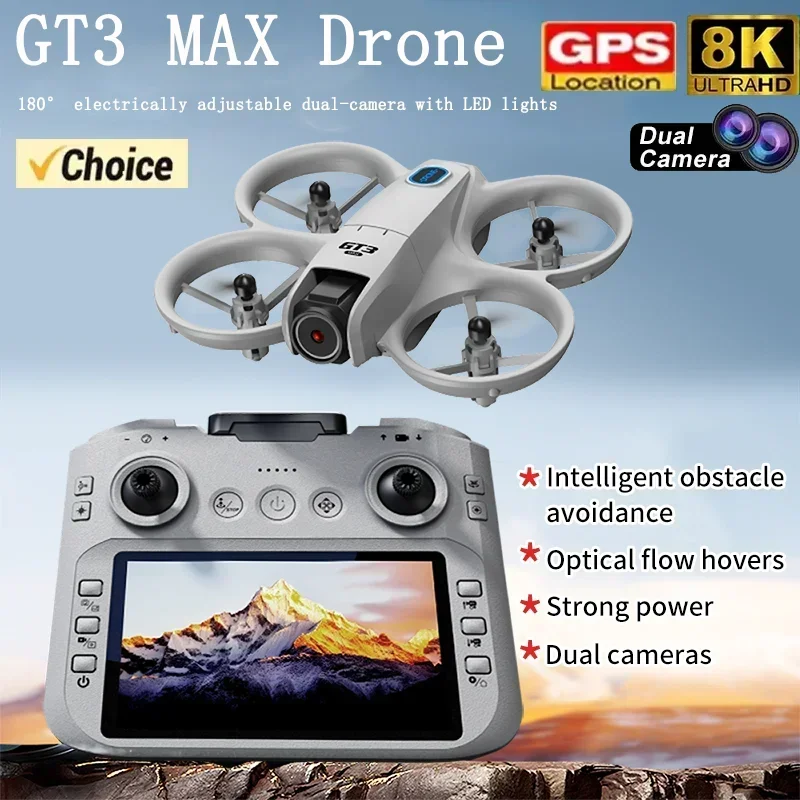 Drone Camera Night Vision - 2026 NOVO GT3 Mini com Drones