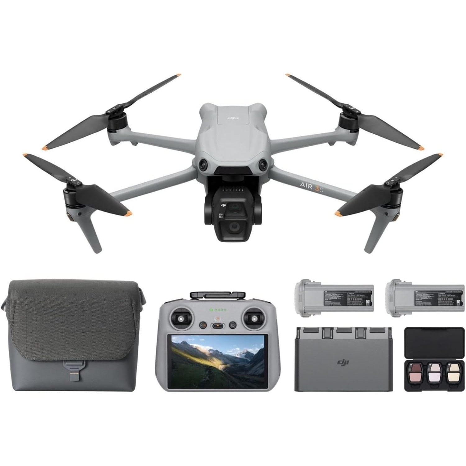 Drone Camera Wide Angle - DJI Air 3S Fly More Combo