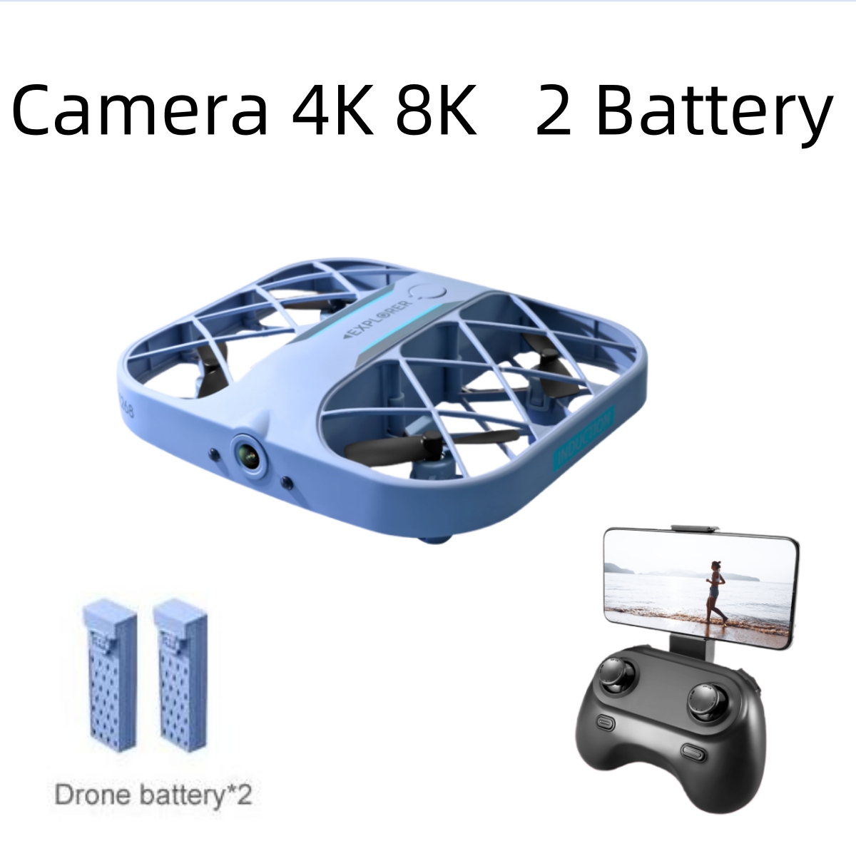 Drone Camera 4K - Drone JJRC H107 FPV RC com