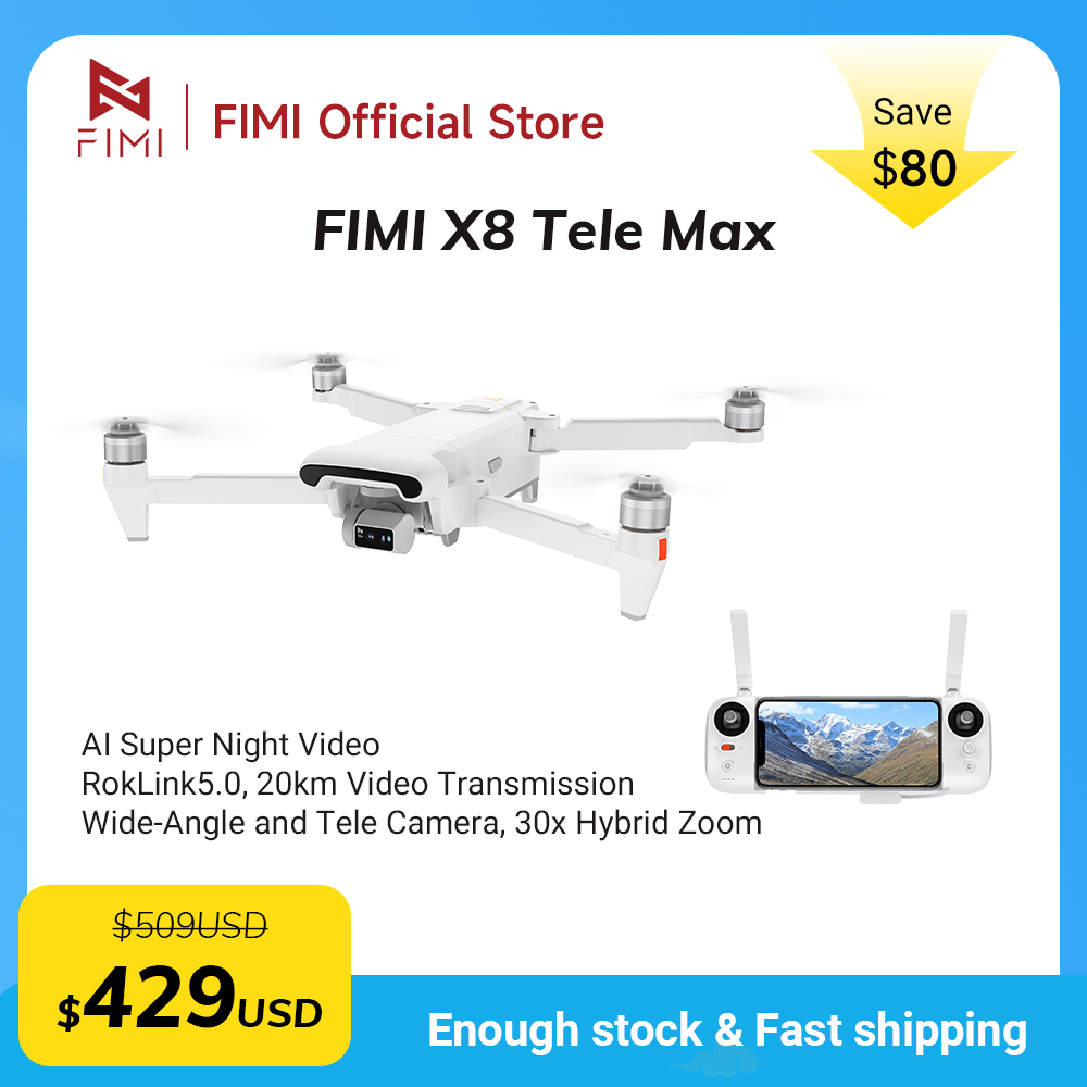 Drone Camera Wide Angle - Drone FIMI X8 Tele Max com