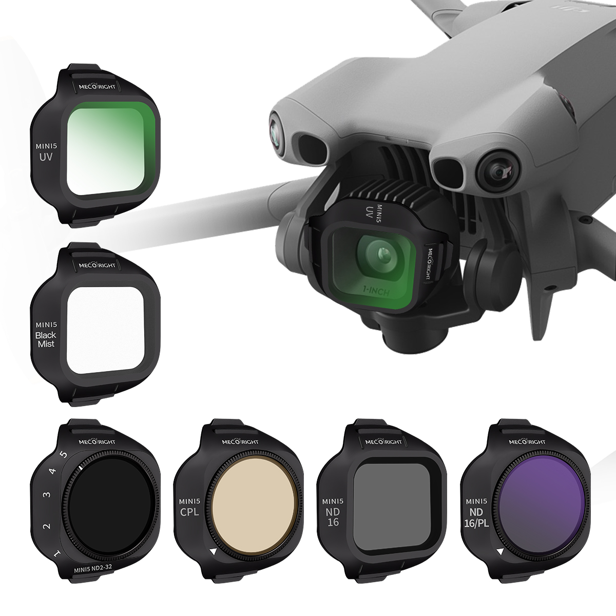 Drone Camera Filter - Conjunto de Filtros Mecoright para DJI