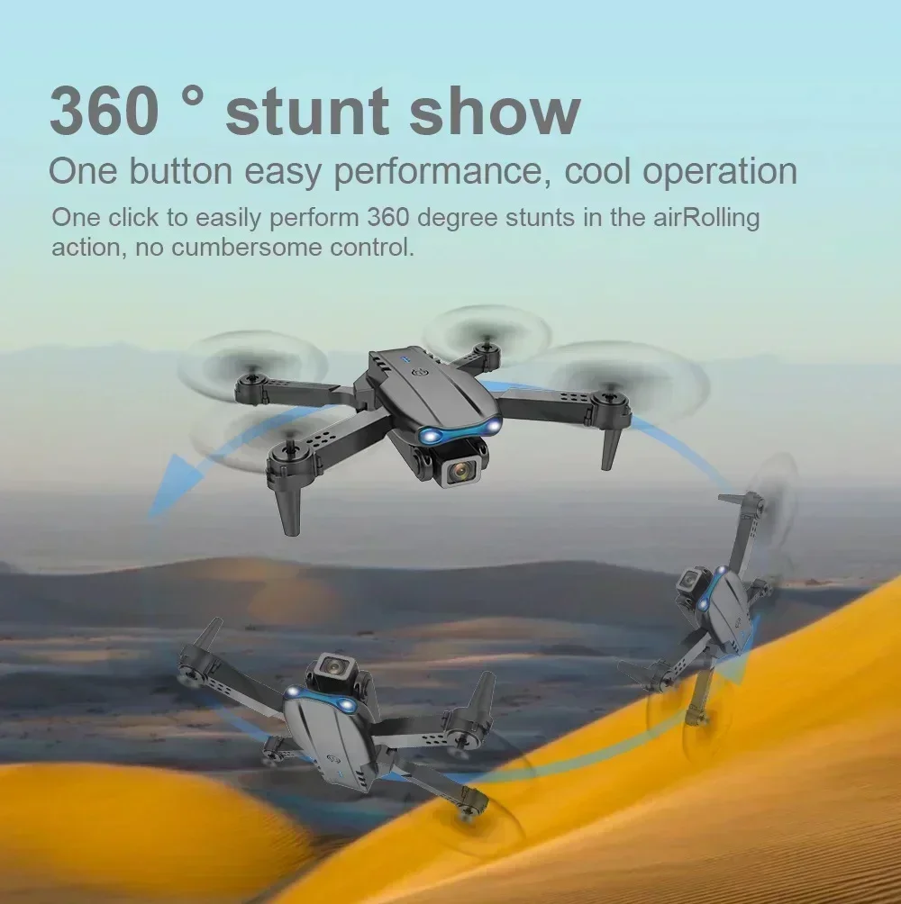 Novo drone e99pro rc 4k profes - Drone Camera Wide Angle avaliação e preço