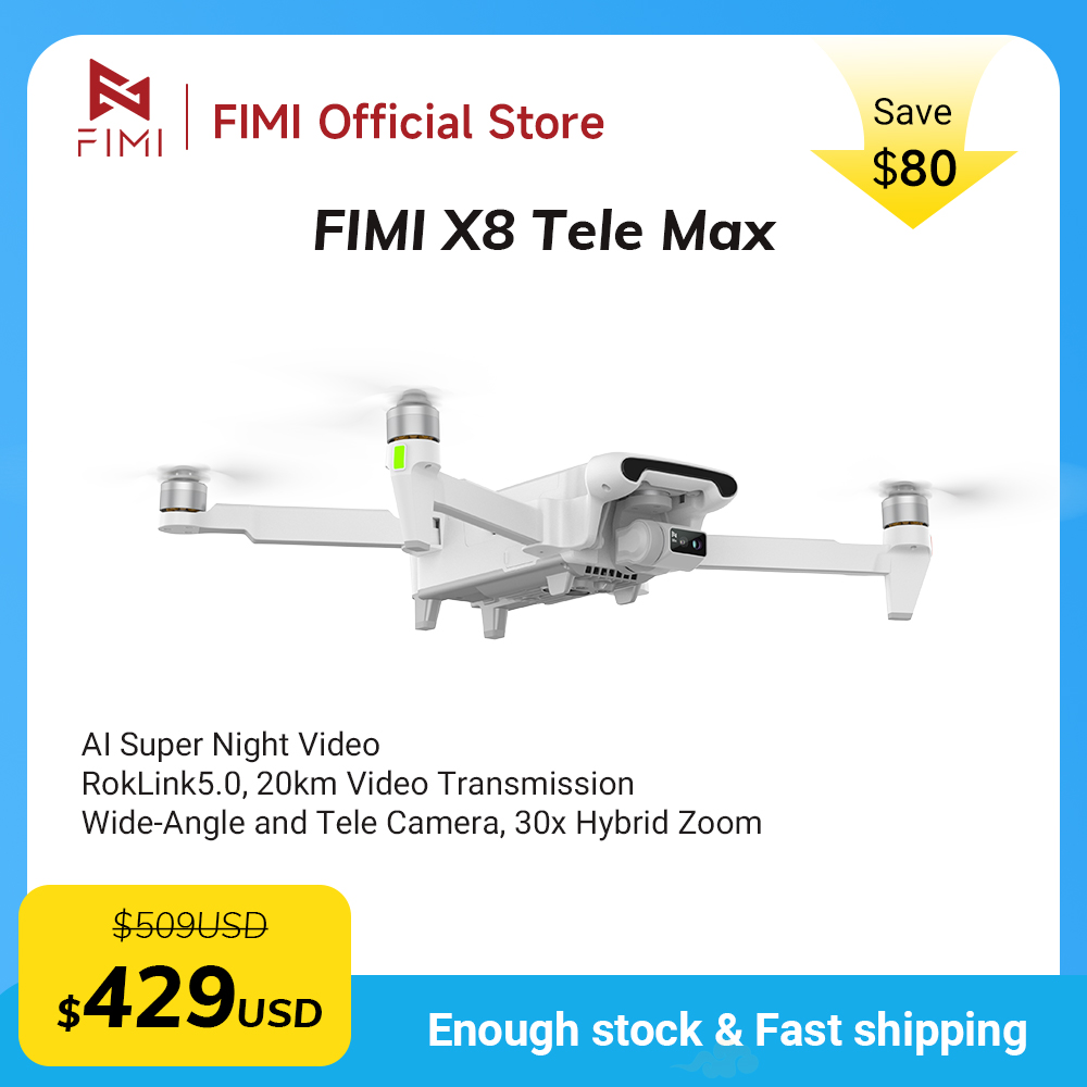 Novo Drone FIMI X8 Tele Max co - Drone Camera Wide Angle avaliação e preço