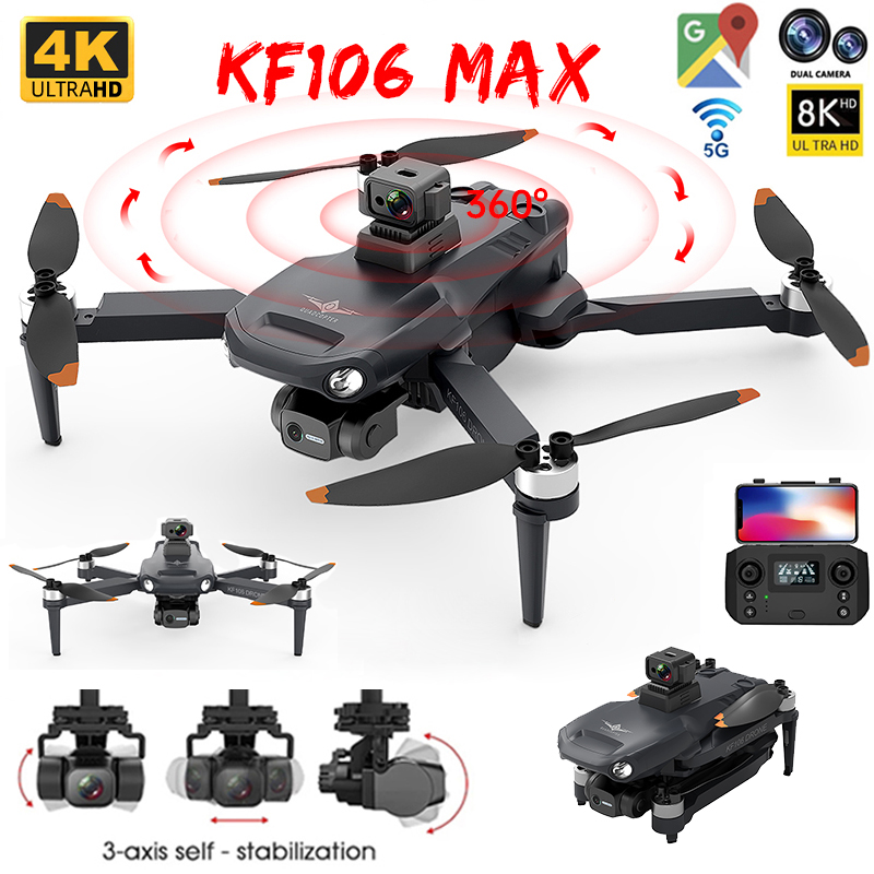 2022 novo kf106 max zangão 8k  - Drone Camera Wide Angle avaliação e preço