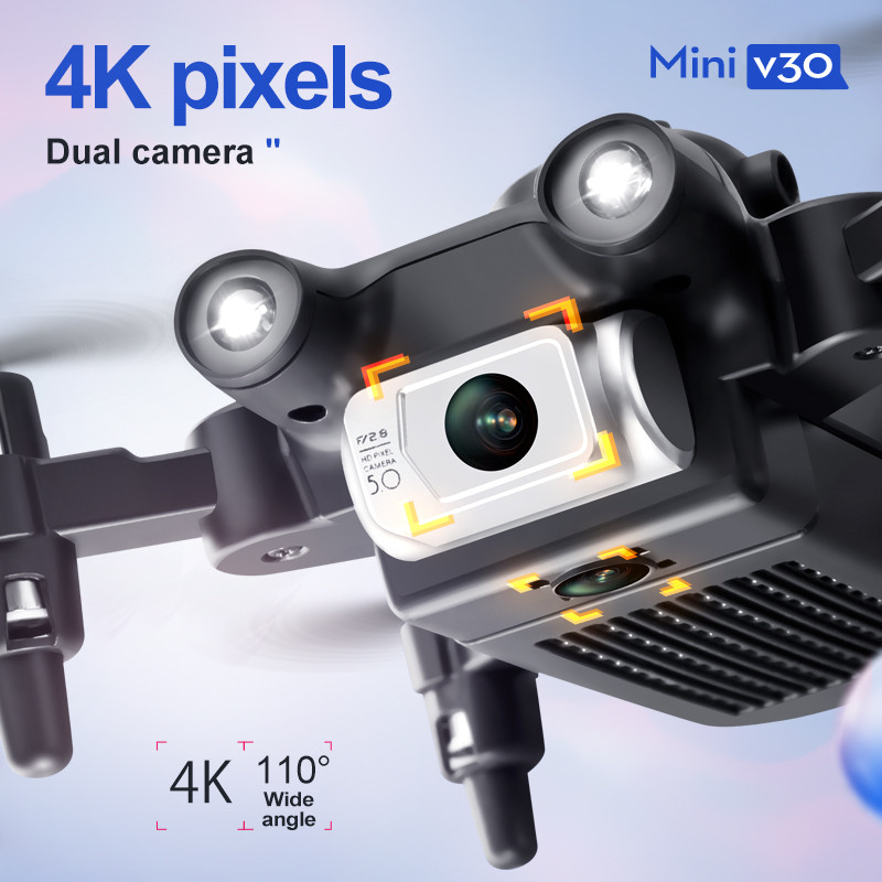 Mini drone v30 wifi fpv com câ - Drone Camera 4K avaliação e preço