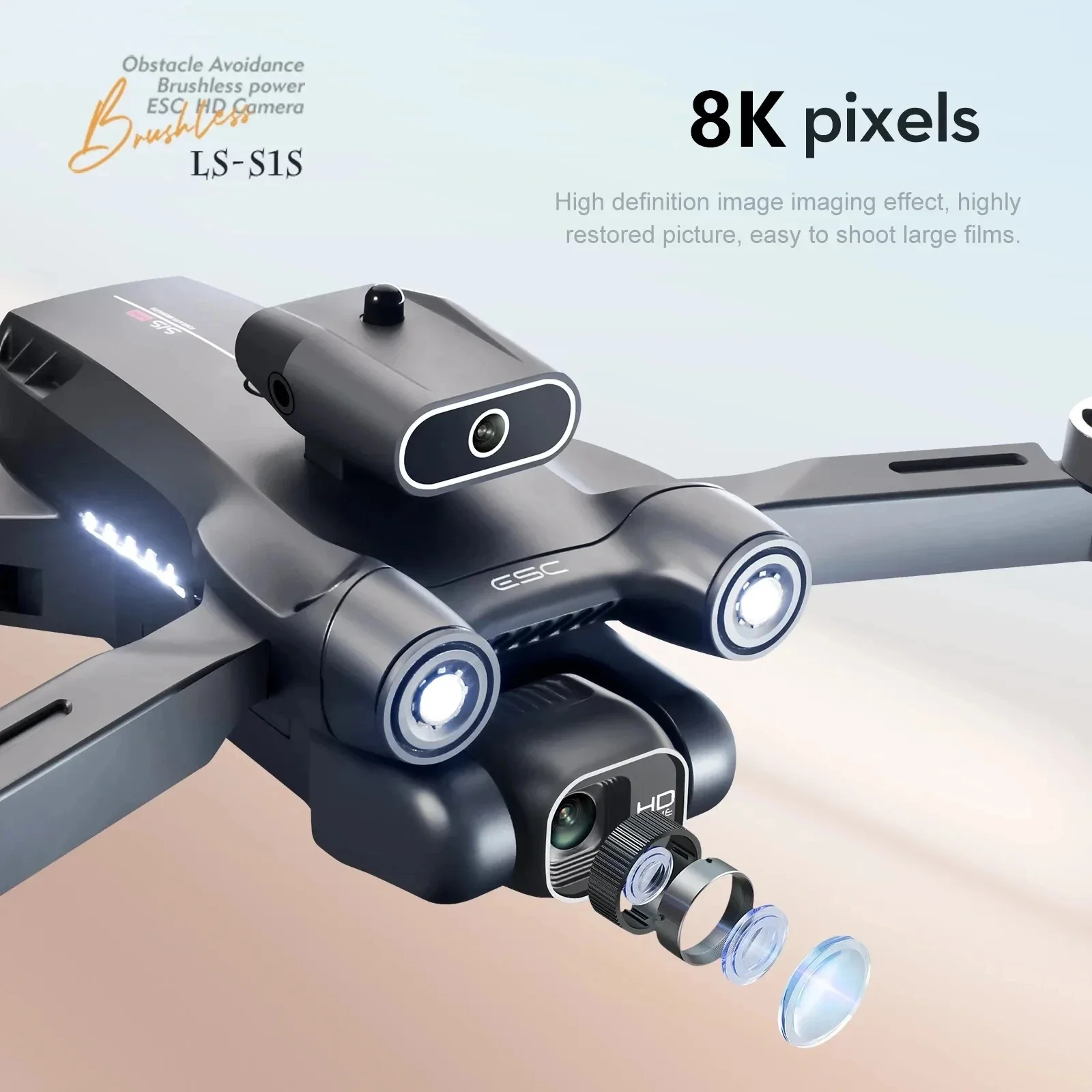 Profissional Brushless Motor D - Drone Camera Hd avaliação e preço