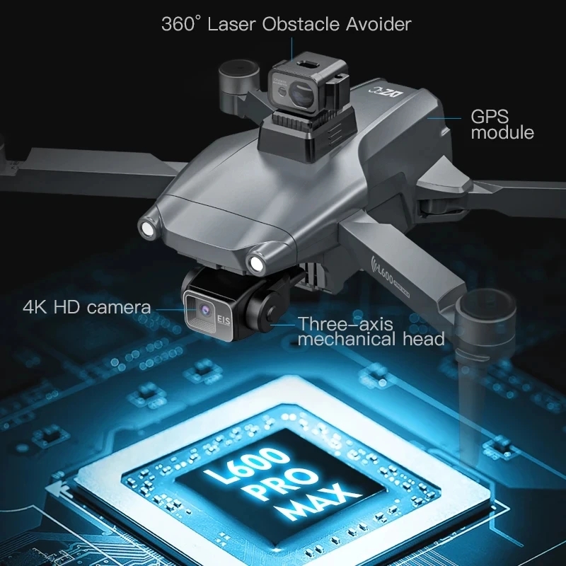 L600 pro max gps drone profiss - Drone Camera 4K avaliação e preço