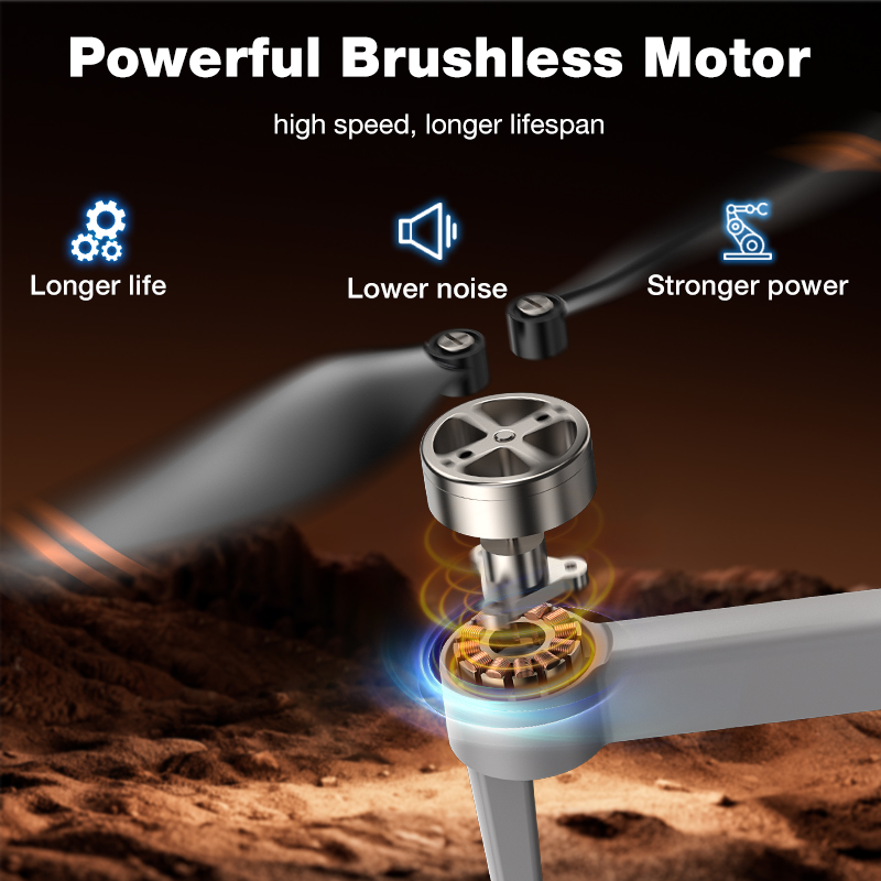 NOVO Drone L017 Pro Brushless  - Drone Camera With Gimbal avaliação e preço