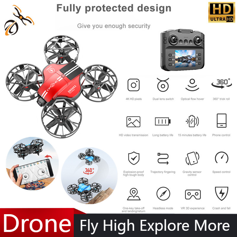 NEW Mini Drone 812PRO professi - Drone Camera With Gimbal avaliação e preço