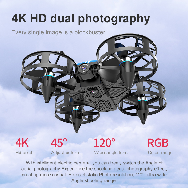 NEW Mini Drone 812PRO professi - Drone Camera With Gimbal avaliação e preço